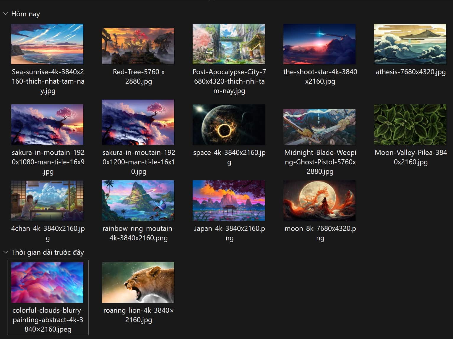Share folder hình nền fantasy cho PC rất đẹp mình sưu tập được